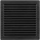 airRoxy Kratka z siatka 170x170 srednica 100 grafit 02-256