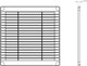 airRoxy Kratka z zaslepkami 200x200 biala 02-319