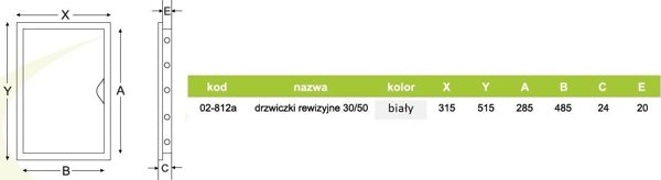 airRoxy drzwiczki rewizyjne 30/50