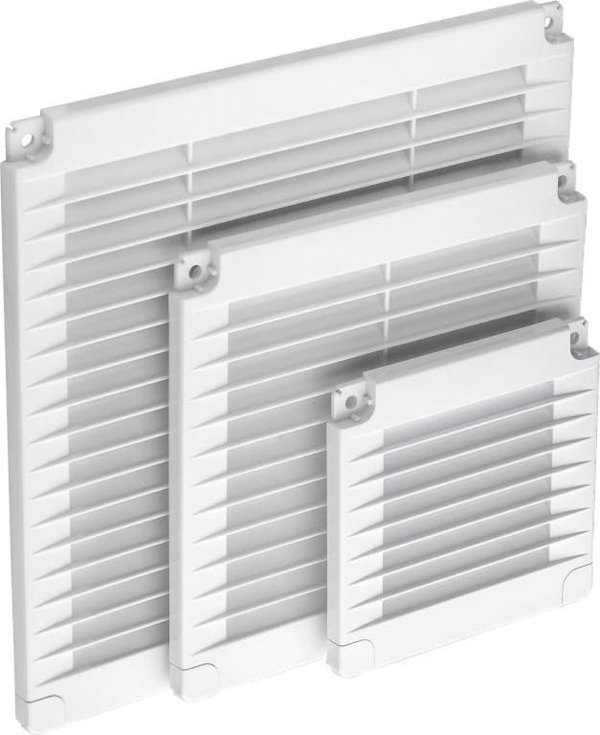 airRoxy Kratka z zaslepkami 100x100 biala 02-313