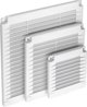 airRoxy Kratka z zaslepkami 100x100 biala 02-313