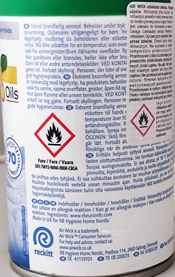 Air Wick Ανταλλακτικό Αρωματικό Σπρέι Cool Linen 250ml