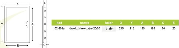 airRoxy drzwiczki rewizyjne 20/20