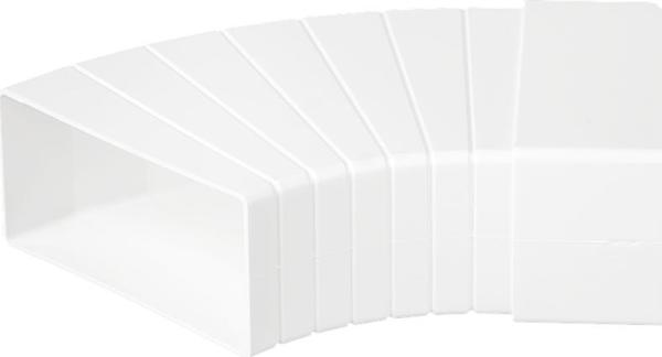 airRoxy γωνία οριζόντια πολύγωνη PVC 110/55