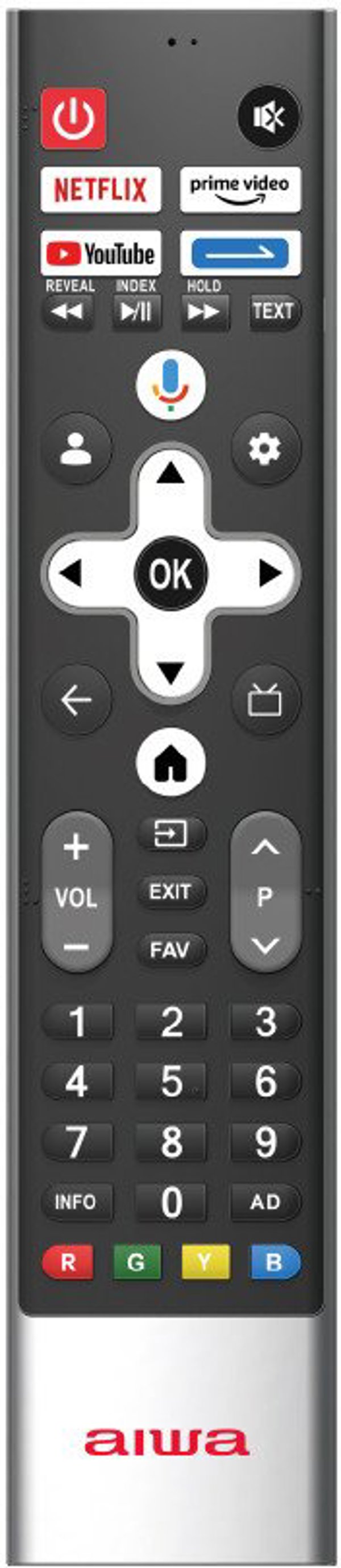 Aiwa 55GO70804UHD Telewizor 139,7 cm (55") 4K Ultra HD Smart TV Wi-Fi Czarny