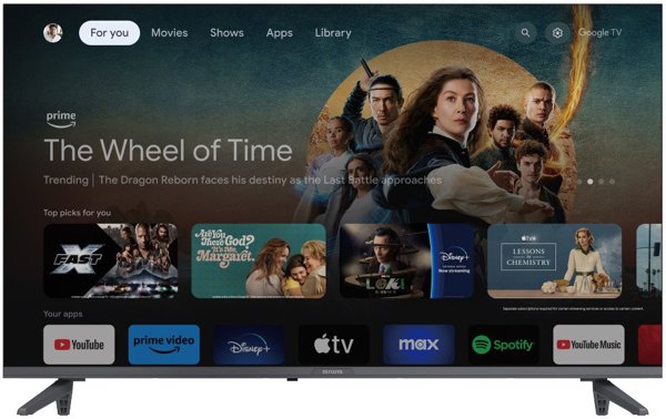 Aiwa 40GO50804FHD Telewizor 101,6 cm (40") Full HD Smart TV Wi-Fi Czarny