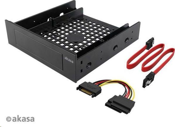 Akasa AK-HDA-12 Βάση Στήριξης 5.25" για Σκληρό Δίσκο 3.5"/2.5" SSD/HDD με Καλώδια SATA