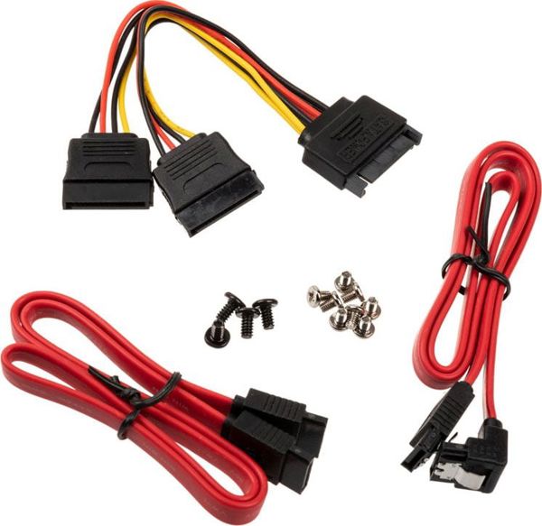 Akasa Adapter 3,5" για 2 μονάδες 2,5" + καλώδια SATA (AK-HDA-11) 9808019 4710679550206