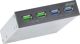Akasa AK-ICR-34 Μπροστινό Πάνελ I/O, 2x USB 3.2 Gen 1 & 2x USB QC3.0, Μαύρο