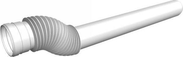 AKCES 11131 καμπύλη σωλήνα λευκό 50/50<120°