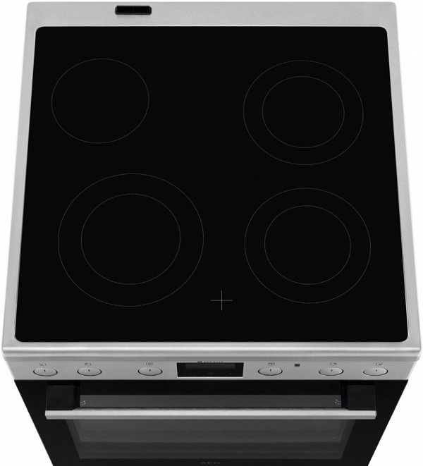 Akcija! AEG 5000.serijas SurroundCook stikla keramikas plits  59.6cm  nerusejosa terauda CCB6443NBM