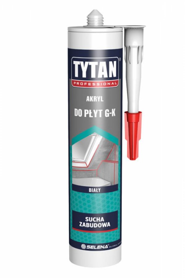 Akryl Tytan για γυψοσανίδες 280ml λευκό
