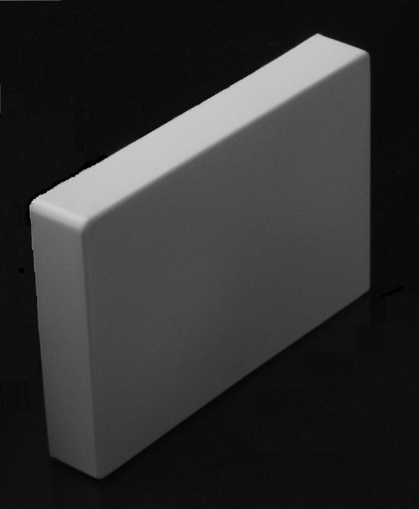 AKS Τερματικό Καναλιού, Λευκό, 60 x 130 mm, Κωδικός 111453