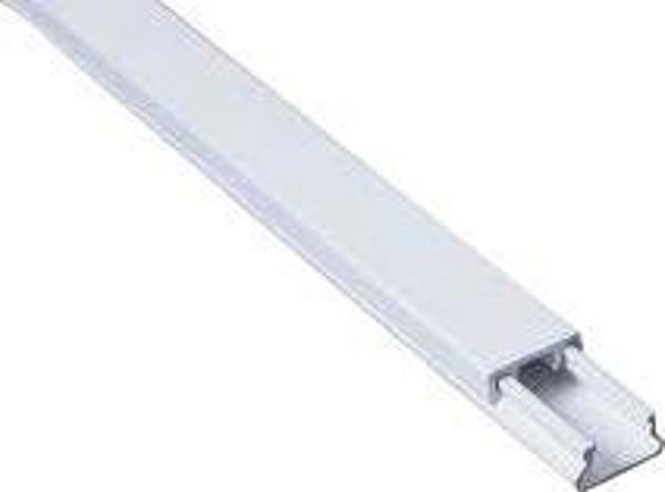 AKS Αυτοκόλλητο Κανάλι Ηλεκτρολογικό MKE 10x17mm, Λευκό, 2m