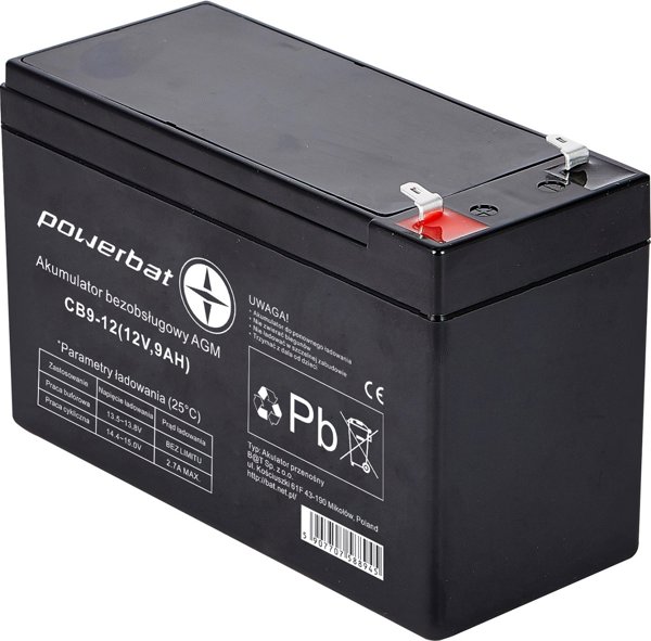 Akumulator AGM POWERBAT CB 12V 9Ah