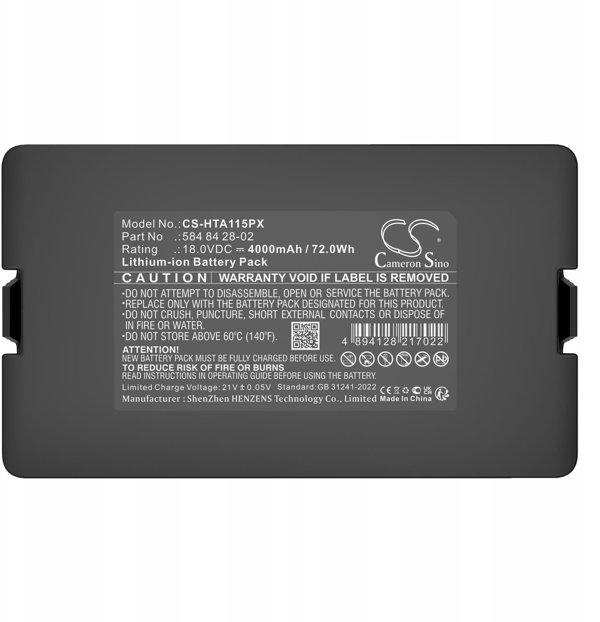 Akumulator Bateria Typ 584 84 28-02 584 85 28-03 Do Husqvarna Gardena Flymo / Cs-hta115px