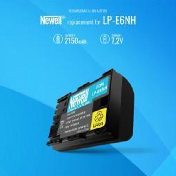 Newell Επαναφορτιζόμενη Μπαταρία για Canon LP-E6NH - Συμβατή Μπαταρία Φωτογραφικής Μηχανής