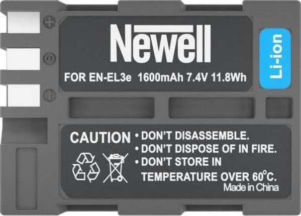 Newell Μπαταρία EN-EL3E για Nikon D50, D70, D80, D90, D100, D200, D300, D300s, D700