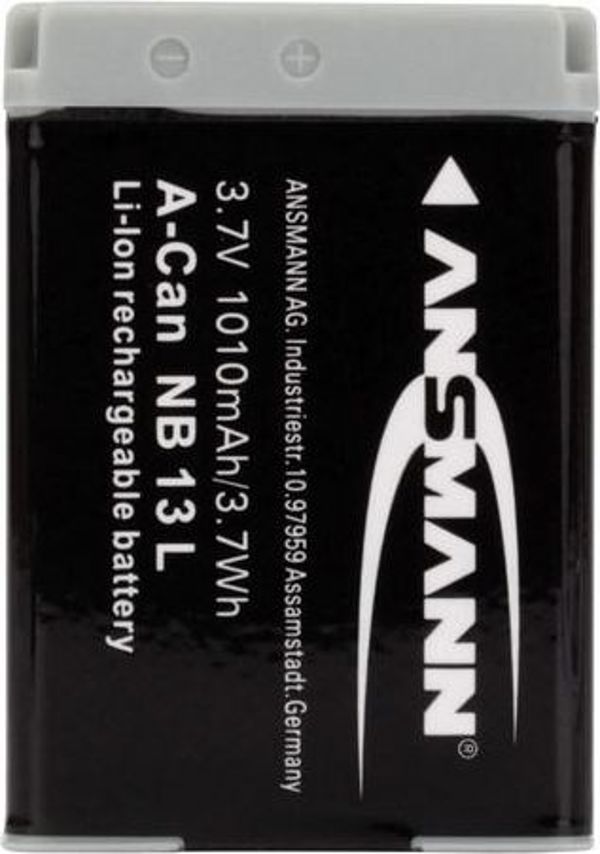 Ansmann Μπαταρία για Canon NB-13L, Ανταλλακτική Μπαταρία Φωτογραφικής Μηχανής Lithium-Ion, 4013674067213