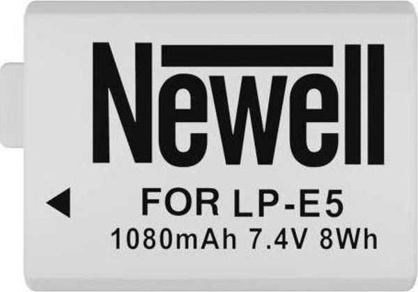 Μπαταρία Newell LP-E5 για Canon EOS 450D, 500D, 1000D, Digital Rebel T1i, XS, XSi - Επαναφορτιζόμενη