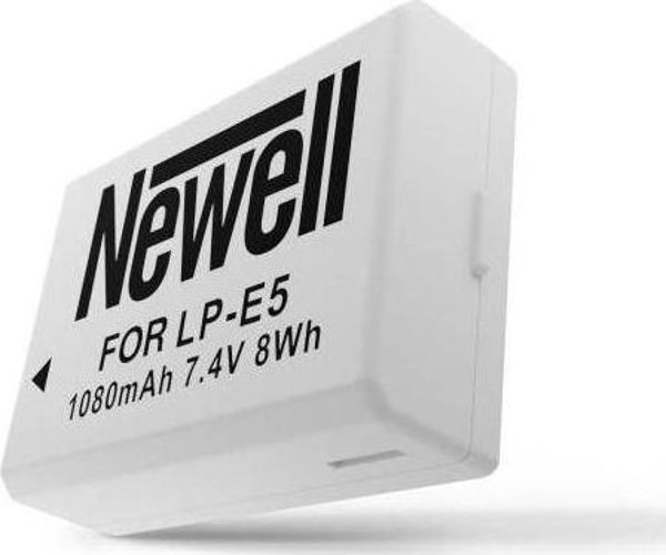 Μπαταρία Newell LP-E5 για Canon EOS 450D, 500D, 1000D, Digital Rebel T1i, XS, XSi - Επαναφορτιζόμενη