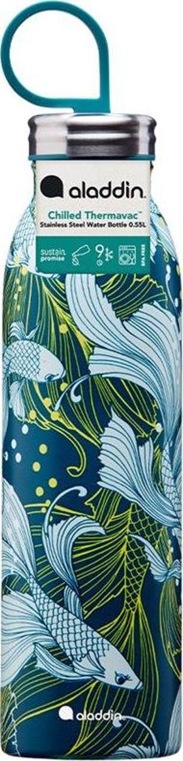 Aladdin Naito Μπουκάλι Νερού 0,55L - Goldfish Green