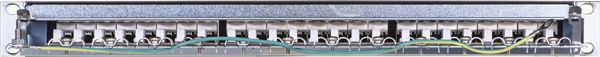 Alantec Patch Panel 19" 1U STP Cat.6A 24 Θυρών LSA (PK040) - Θωρακισμένο Πάνελ Διασύνδεσης Δικτύων