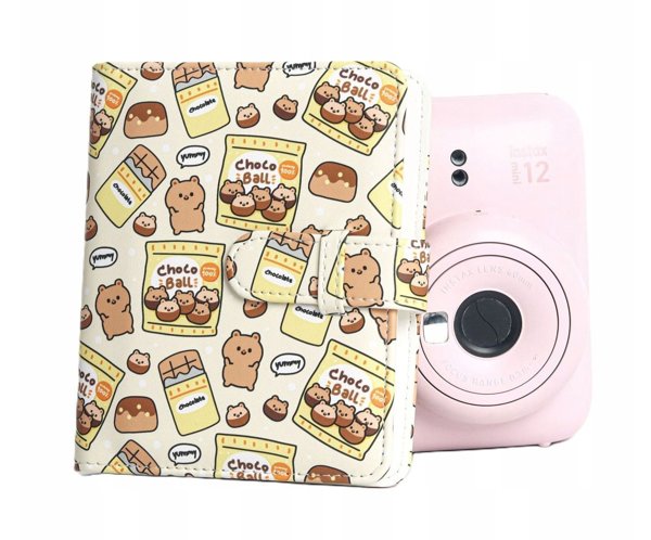 Άλμπουμ φωτογραφιών 64 θέσεων για Fujifilm Instax Mini 99 41 12 40 11 Evo Liplay Link / Σοκολατένια Αρκουδάκια