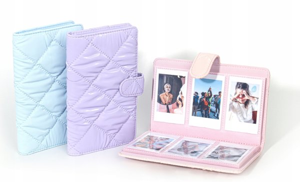 Άλμπουμ για Φωτογραφίες 108 Θέσεων για Fujifilm Instax Mini 12/40/11/9/8/7 Evo Liplay Link Μπλε Ριγέ