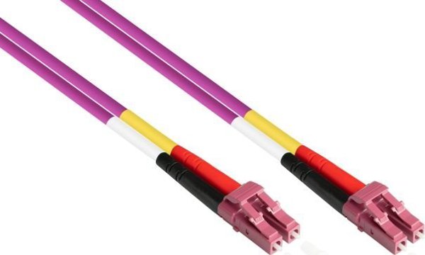 Καλώδιο InfiniBand/Οπτικών Ινών Alcasa Kabelmeister LDM4-LC-050 LC/UPC 5 m Μωβ