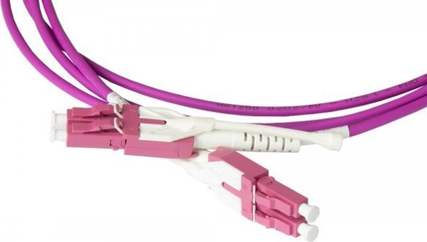 Alcasa LW-U803LC4 καλώδιο InfiniBand/οπτικό 3μ 2x LC Μωβ