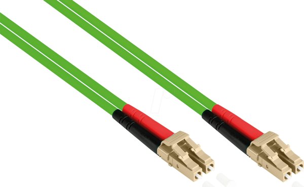 Alcasa Καλώδιο Οπτικής Ίνας LW-803LC5, InfiniBand, LC, 3m, Πράσινο