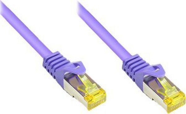Alcasa 1m Cat7 S/FTP kabel sieciowy Fioletowy S/FTP (S-STP)