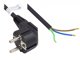 Alcasa P0185-S030 kabel zasilajace Czarny 3 m Wtyczka zasilajaca typu E+F