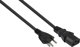 Alcasa Kabelmeister SK6030-S018 καλώδιο τροφοδοσίας Μαύρο 1,8 μ με βύσμα IEC C13 τύπου J