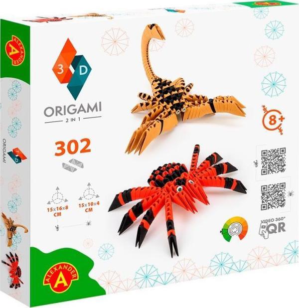 Alexander Origami 3D 2σε1 Αράχνη, Σκορπιός 2565 Alexander