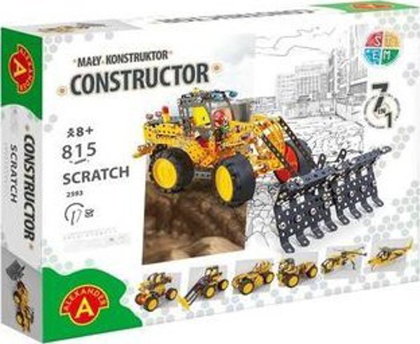 Alexander Μικρός Κατασκευαστής - Σετ Κατασκευών Scratch 7 σε 1, Παιδικό Παιχνίδι Δημιουργίας