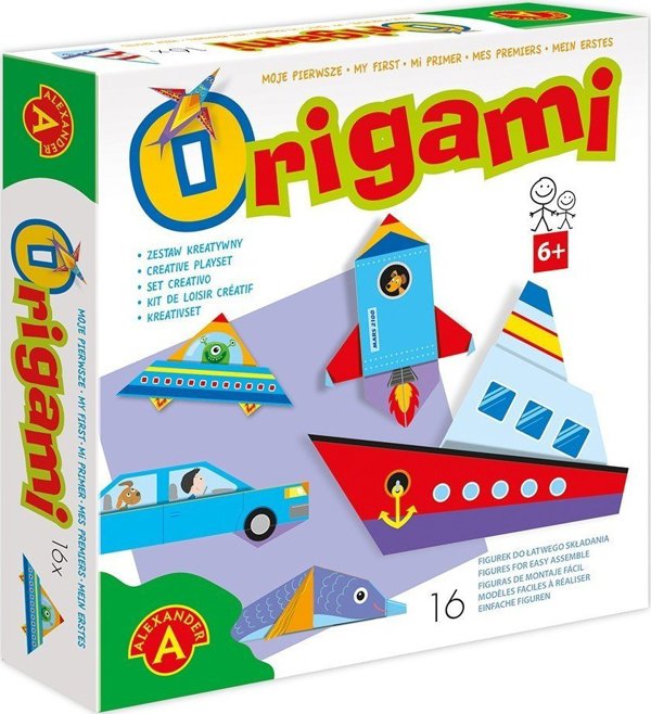 Alexander Moje pierwsze Origami Statek