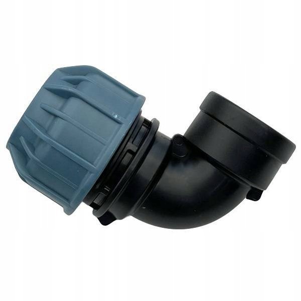 Γωνία PE Alfark 32mm x 1" PN10 Elysee - Σύνδεσμος για Σωλήνες Alfa Unidelta