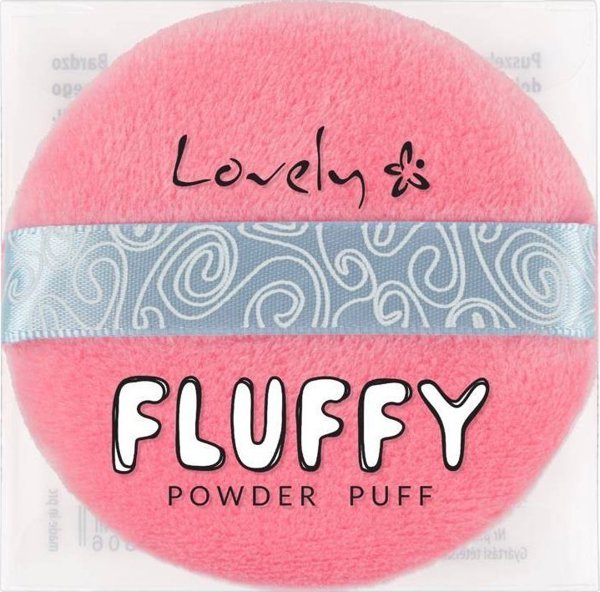 Alkotest LOVELY_Fluffy Powder Puff πουφ για εφαρμογή πούδρας Ροζ
