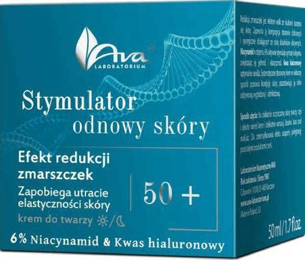 Alkotest Stymulator odnowy skory Efekt redukcji zmarszczek Krem do twarzy na dzien i na noc 50+ 50ml