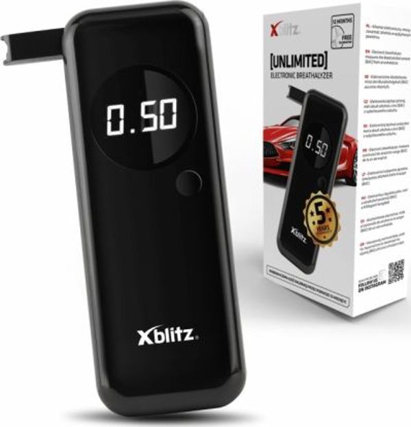 Xblitz Unlimited Ψηφιακό Αλκοτέστ με Αισθητήρα Ημιαγωγών και Επιστόμιο