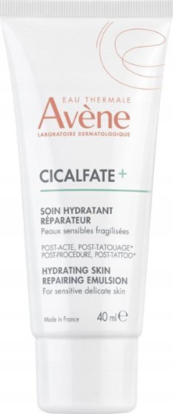 Alkotest AVENE Eau Thermale Cicalfate+ Ενυδατική Επανορθωτική Εμυλσία 40ml
