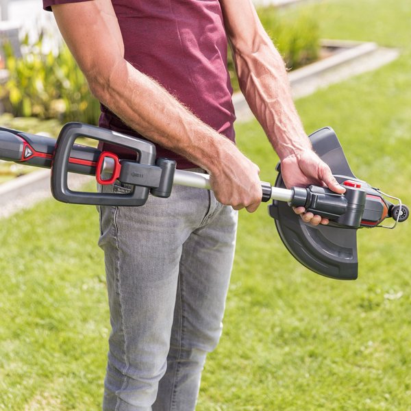 AL-KO GT 1825 Χορτοκοπτικό Μπαταρίας 18V, 25cm, με Νάιλον Μεσινέζα και D-Loop Λαβή, Μαύρο