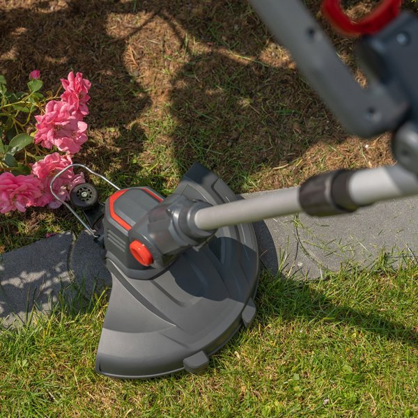 AL-KO GT 1825 Χορτοκοπτικό Μπαταρίας 18V, 25cm, με Νάιλον Μεσινέζα και D-Loop Λαβή, Μαύρο