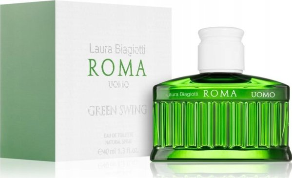 Alkotest LAURA BIAGIOTTI Roma Uomo Green Swing EDT spray 40ml