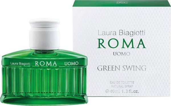 Alkotest LAURA BIAGIOTTI Roma Uomo Green Swing EDT spray 40ml