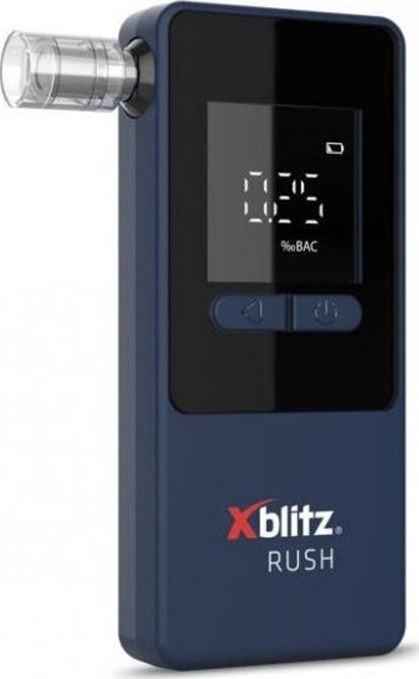 Ηλεκτρονικό Αλκοολόμετρο Xblitz Rush, Ηλεκτροχημικό, Ακριβείς Μετρήσεις, Μαύρο
