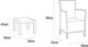 Allibert Σετ Επίπλων Κήπου Rosario Balcony Set - 2 Πολυθρόνες με Μαξιλάρια, Γραφίτης
