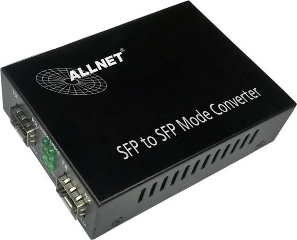 ALLNET 134409 μετατροπέας δικτύου 1000 Mbit/s Πολυλειτουργικός, Μονός Μαύρος